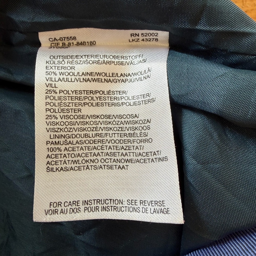MEXX Metropolitan Wool Blend Plaid Mini Skirt Brown Blue Y2K Dark Academia Sz 2 - Picture 4 of 6